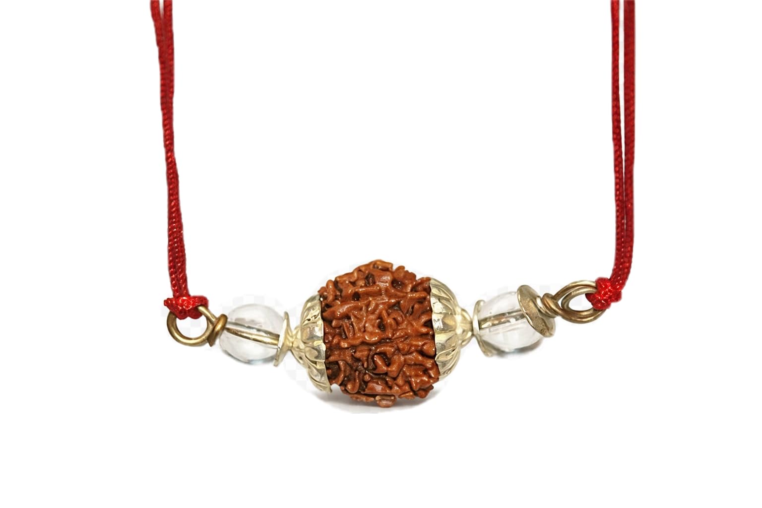 IS4A Lab Certified 7 Mukhi (Face) Rudraksha Pendant (Locket) Kavch