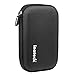 Inateck Portable Shockproof EVA Carrying Case Shell with Zipper for 2.5 Inch Hard Disk Drives HDD/ SSD and My Passport Ultra (Black) primary