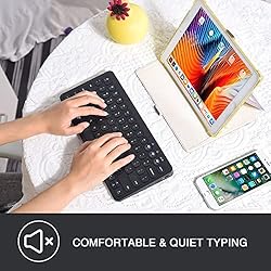 PINKCAT Multi-Device Bluetooth Keyboard, Wireless