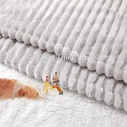 SNUGSUN Electric Heated Blanket Twin Size, Soft and