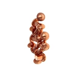 Aicosineg 200pcs 0.12" Length Copper Solid Rivets