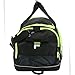 Fila Cypress Small Sport Duffel Bag, Black/Neon Lime, One Size