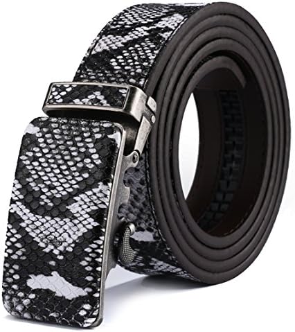 X XHtang Bull Western Cowboy Belt, Animal Buckle Ratchet Belt for men