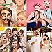 LuckyZhang Halloween Photo Booth Party Props, Funny Halloween Party Supplies, Decorations and Favors, 24 Pieces (black, 24)
