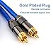 HOSONGIN Dual Female XLR to RCA Cable, Heavy Duty 2 XLR Female to 2 RCA Male Patch Cable HiFi Stereo Audio Cable, Connection Amplifier Mixer Speaker Microphone Cable - 5Ft