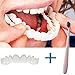 Temporary Smile Comfort Fit Cosmetic Teeth, Vovomay Denture Teeth Top Cosmetic,Fit at Home Do it Yourself Smile Makeover!