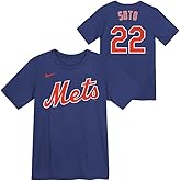 Nike Juan Soto #22 New York Mets Fuse Name Number Player T-Shirt - Kids (4-7)
