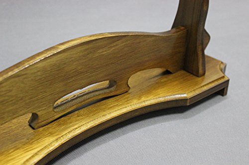 image for jiaoguo Wood Assembly Base Samurai Sword Katana Wakizashi Tanto Stand 