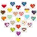 Aneco 288 Pieces Valentines Heart Tattoos Assorted Styles Valentine’s Day Temporary Tattoos Red Heart Tattoos for Valentine’s Party Favor
