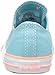Converse Kids' Chuck Taylor All Star Seasonal Canvas Low Top Sneaker, Bleached Aqua/Crimson Pulse, 8 M US Toddler