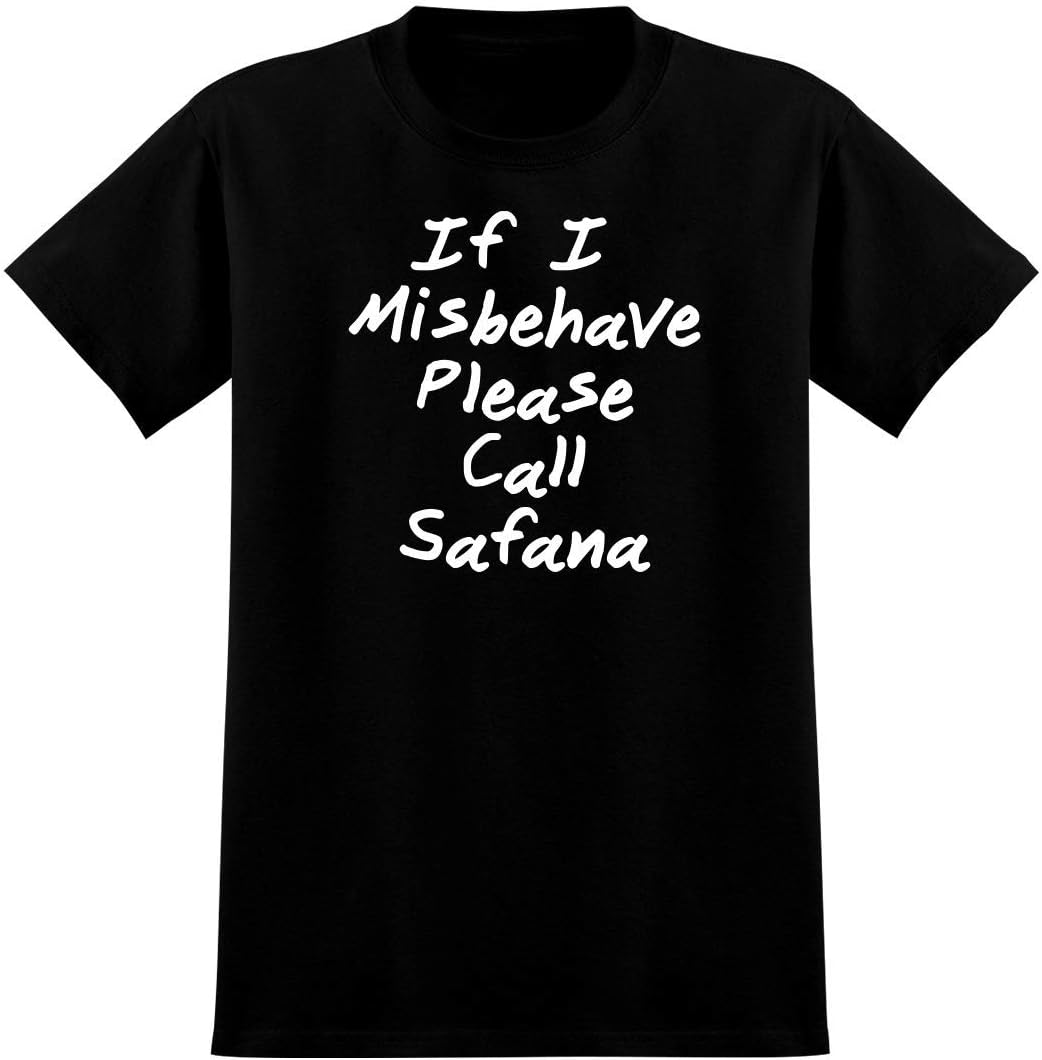 If I Misbehave Please Call Safana - Soft Men's T-Shirt