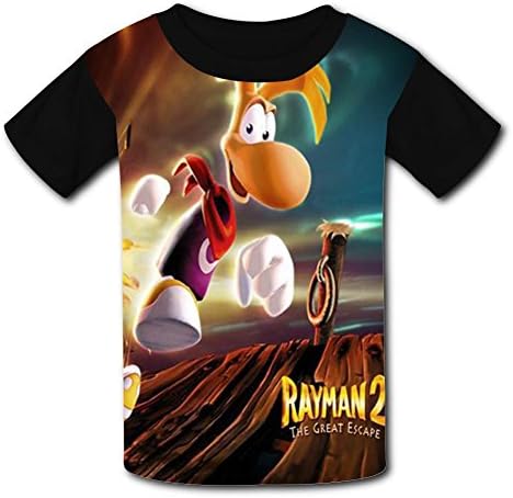 Great Escape_Rayman_2 Youth Tees Shirts 3D Print Kids T-shirts