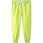 DILBYKE Boys Active Pants Fleece Jogger Sweatpants with Pockets, Thick Kids Bottom Trousers