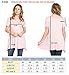 Frumos Womens Short Sleeve Comfy Loose Fit Long Tunic Top IT-Black X-Large