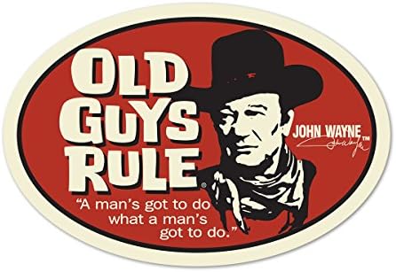 Old Guys Rule Portrait Decal