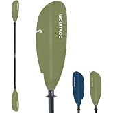 LINGVUM Angler Kayak Paddle, Adjustable Fiberglass Kayak Fishing Oar | Fiberglass Shaft and Plastic Blade, 3-Piece, 86-94" (220-240 cm), 94-102" (240-260 cm), 102-110" (260-280 cm)
