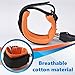 Child Safety 2 Pack Anti Lost Child Wrist Leash - Skin Friendly - Cotton Strap Safety Harness 1.5 & 2.5 m - Brace Restraint Harnesses & Leashes for Children - Bonus Child Finger Toothbrush (Orange)