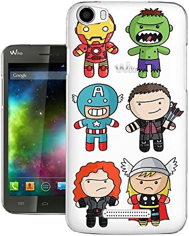 c0354 - cute fun cool super hero boys popular cartoon retro art Design Wiko Rainbow Jam Fashion Trend CASE Gel Rubber Silicone All Edges Protection Case Cover