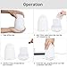 InnoGear 150ml Aromatherapy Essential Oil Diffuser Ultrasonic Cool Mist Aroma Room Freshener with 7 Color LED Night Lights and Waterless Auto Shut-Off Function (White)