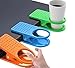 3 Pack Small Colorful Desk Cup Holder Clip Lap Portable Table Folder Table Manager Clip Coffee Drink Water Mug Stand with Strong Hold Random Color Holders for Home and Office