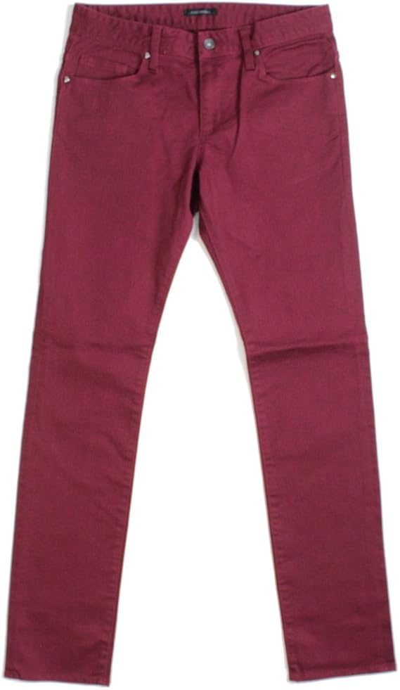 Amazon ルートスリー Root Three スキニーパンツ メンズ カツラギ ストレッチ 5ポケット Rt5000 ワイン 赤 L ロングパンツ 通販