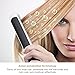 Amzdeal Ceramic Flat Iron Hair Straightener, Professional with Adjustable Temperature 175-465℉ Anti Static Hair Iron Digital Control with Auto Shut Off MCH Heating for All Hair