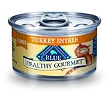 Blue Buffalo Healthy Gourmet Canned Cat Food, Flaked Turkey Entree, (Pack of 24 3-Ounce Cans)