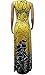 Summer Women Sleeveless V Neck African Floral Print Long Maxi Evening Bodycon Dress