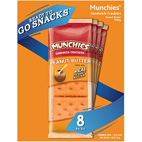 MUNCHIES CHEESE CRACKERS 1.42OZ 8 PACK