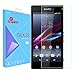 LUVSS 0.26mm Thickness Xperia Z1 Screen Protector [Tempered Glass], Anti-Scratch Shatterproof Ballistics Glass Front Screen Protector Film for Sony Xperia Z1 L39H C6902 C6903 - Clear