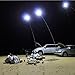 Uboway Outdoor Lamp Telescopic Fishing Rod Lamp with IR Remote for Camping, Fishing, Travelling, Party 12V (Longish)