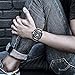 MEGALITH Mens Watches Black Men Digital Analogue Waterproof Sports Big Face Military Army Wrist Watch Gents Alarm LED Stopwatch Multifunction Casual Watches