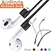 Silicone Maid LLC Compatible AirPods Strap, Silicone Holder Anti-Lost Strap Wire Case Connector Neckband Compatible Apple Airpods 3, Pro, 2 & 1 Wireless Charging, Black