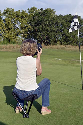 Walkstool - Basic Model - Zwart - 3 poten opvouwbare kruk in aluminium - Hoogte 50 cm - Opvouwbare kruk - Maximale… - Image 7