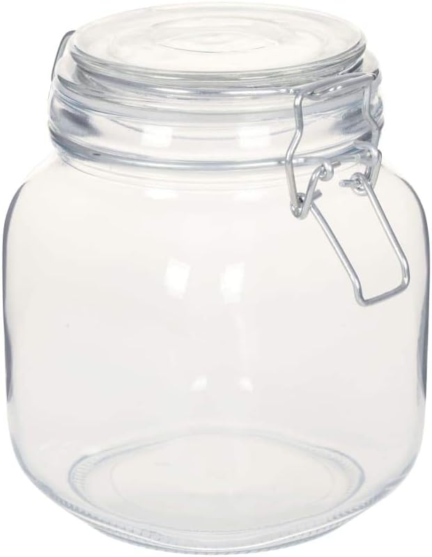 Festnight Tarros de Cristal Tarro Hermético con Tapa Tarros de Vidrio