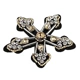 MagiDeal Iron/Sew On Applique Rhinestones Beads Patch DIY for Clothing Handbag Shoes Jeans Decor