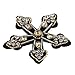 MagiDeal Iron/Sew On Applique Rhinestones Beads Patch DIY for Clothing Handbag Shoes Jeans Decor