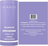 New Miuz Lavender Vanilla Magnesium Bath Bomb Sensitive Skin Shea Butter view 8
