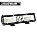 AMBOTHER Quad Row LED Light Bar 12 Inches 168W Spot Flood Combo Beam Off Road Lights Work Lighting Driving Fog Lamp for Truck Jeep Pickup Cabin Boat SUV Car ATV UTV Marine,3 Years Warranty