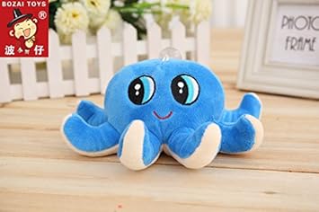 Skkylofts Cute Octopus Soft Stuffed Toy Sea Animal Fish Kids Baby Birthday Gift (18cm)