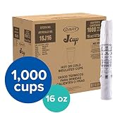 Dart 16J16 3.7" Top And 2.4" Bottom Diameter, 5.4" Height 16 oz Big Drink Foam Cup (40 Packs of 25)