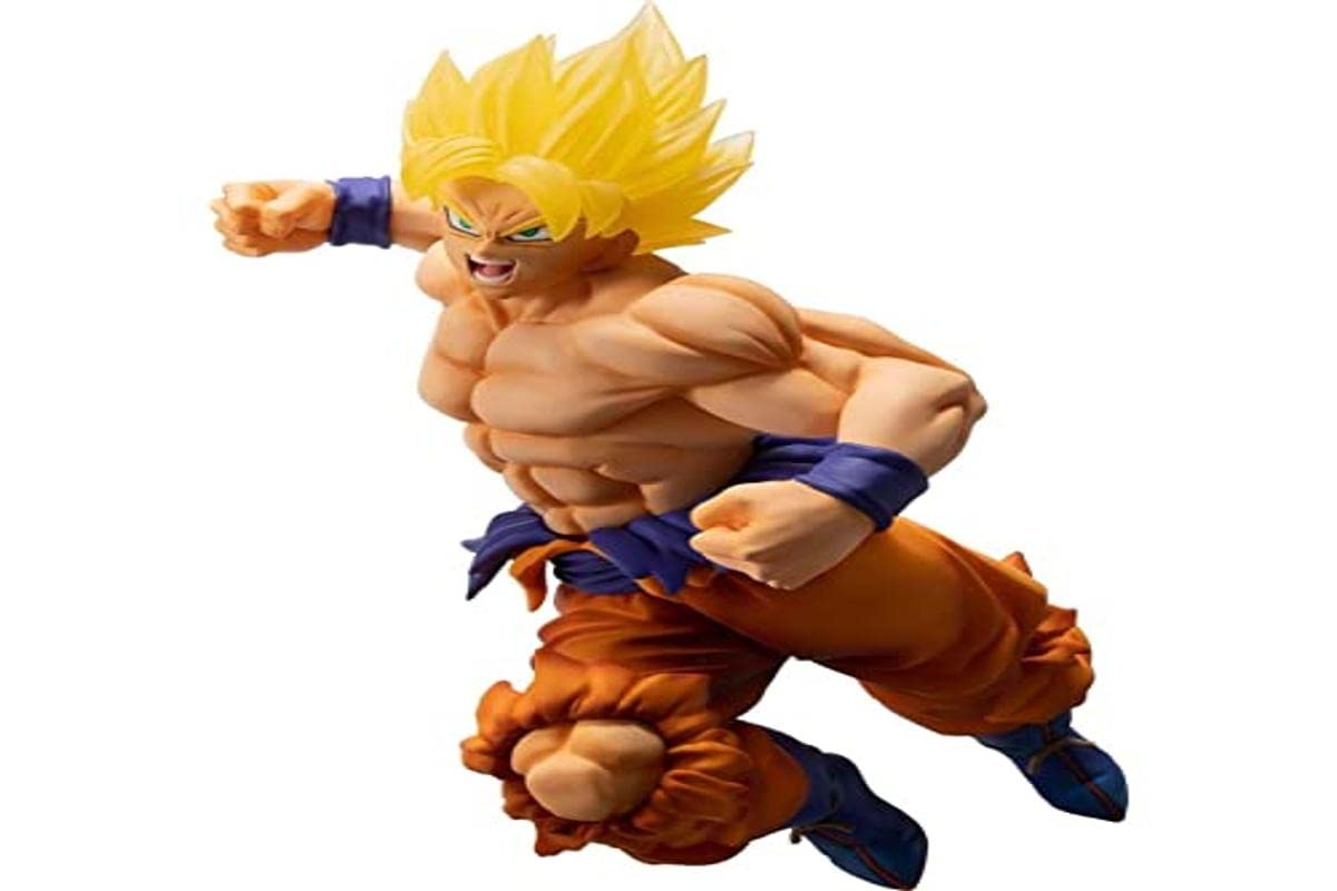 Dragon Ball Ichibansho PVC Statue Super Saiyan Son Goku 93' 16 cm, Standard, BANI58136-5, Standard