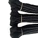 YOTCHOI Human Hair Dreadlocks Extension Handmade Locs Large Size(diameter 0.8cm) 8inch 60 Strands/pack Natural Black #1B