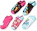 My Little Pony Girls' Big MLP 5pk No Show Socks, Assorted, 9-11