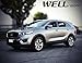 WellVisors Side Window Wind Deflector Visors - Made for and Compatible with Kia Sorento 16-up 2016 2017 with Chrome Trim