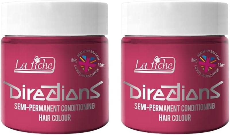 La Riche Directions Flamingo Pink Semi-Permanent Hair Color 100ml x2 Tubes