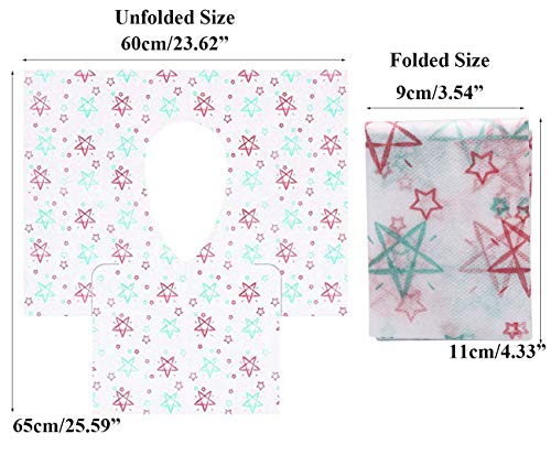 Disposable Toilet Seat Covers for Kids Potty Training, Adults - Potty Seat Cover for Toddlers, Children - Large Size, Waterproof, Individually Wrapped | Great for Home Travel (40 Pack Stars)