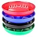 Tzipco's 4 Pack Round Plastic Cigarette Cigar Tabletop Ashtray Colors Assorted