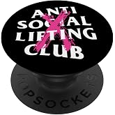 Anti Social Lifting Club: Canceled Pink (Front + Back) PopSockets Adhesive PopGrip