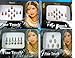 4 Pack Bollywood Head Bindi Tattoo Indian Art Rhinestone Stick on Reusable